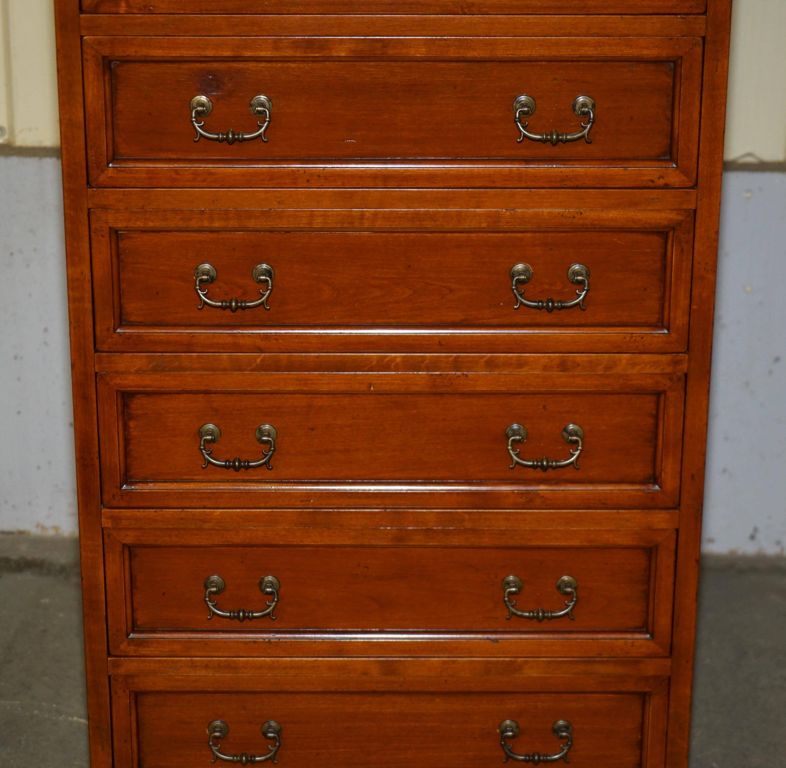 Large tall drawer unit Consorzio Mobili in cherry wood