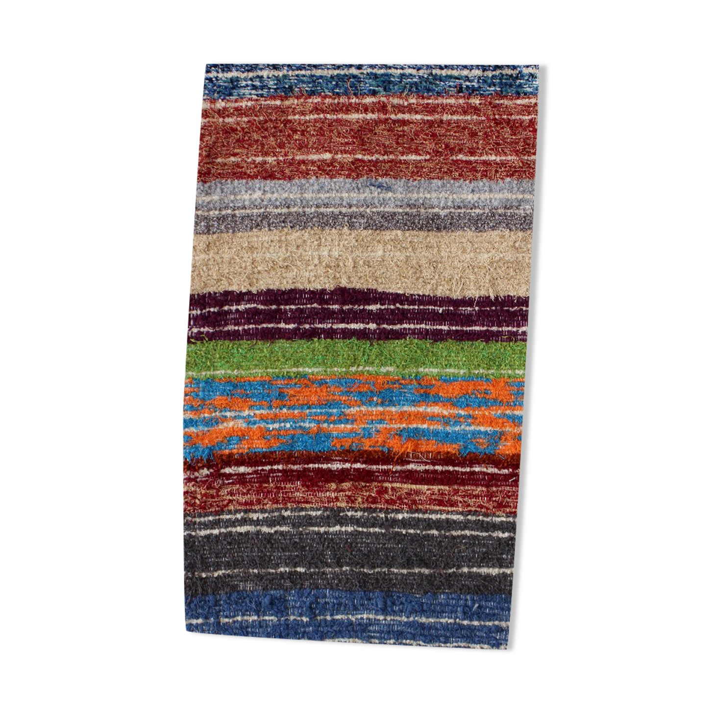 Small handmade carpet - 40 x 60 cm - Multicolor