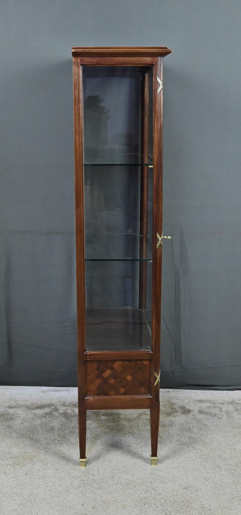 Mahogany display cabinet, Louis XVI style – 1930