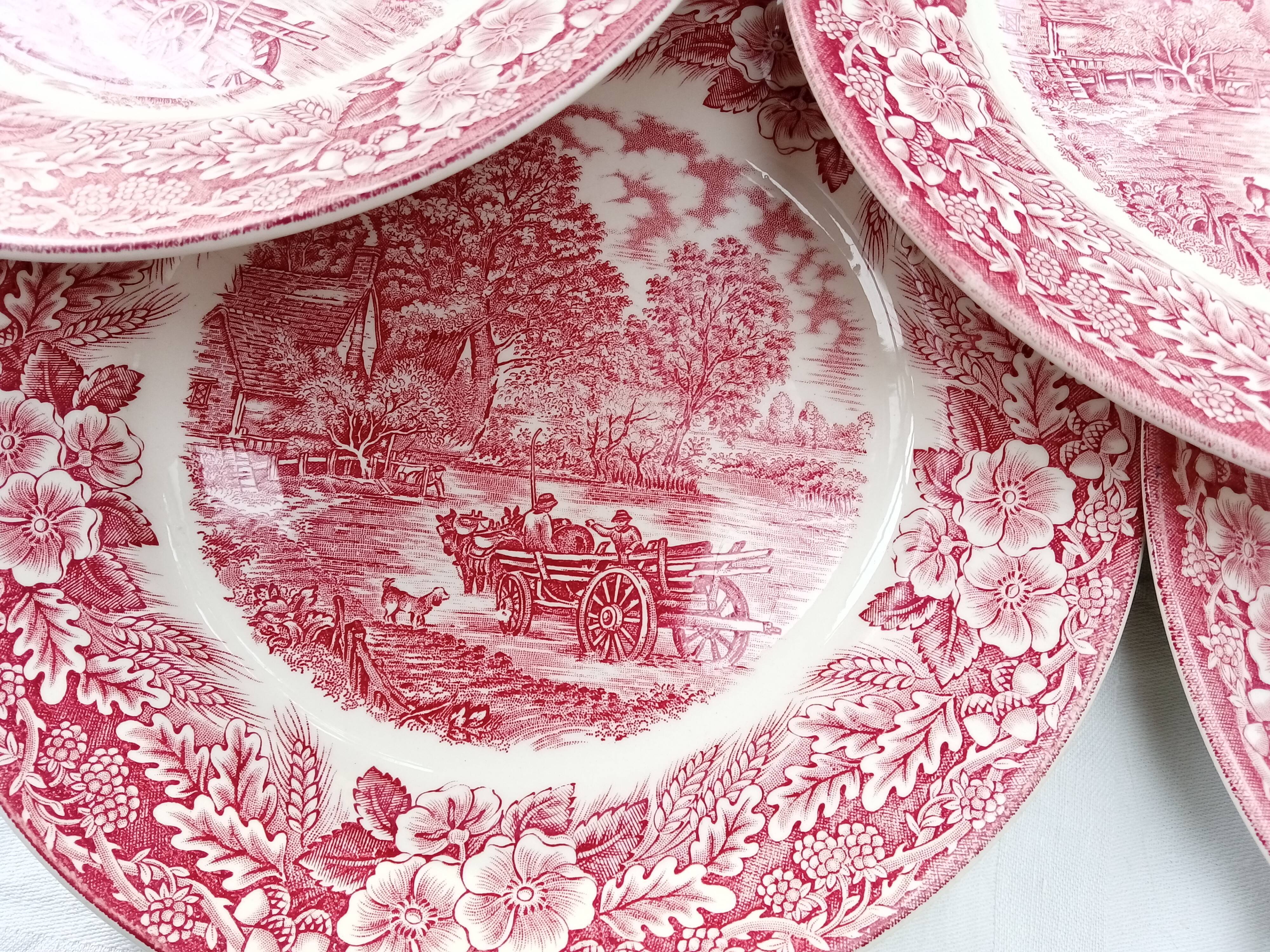 14 English flat plates