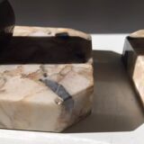 Paire de serres livres art déco éléphants Franjou