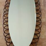 Miroir ovale vintage