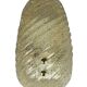 1960s/70s Lamp/Wall Light, Glass, Brass, Leaf, Space Age Design