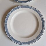 Set of 14 Terre de fer Salins plates, Castellane model