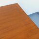 Vintage Scandinavian 50s 60s teak dining table with extension