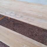 Table and folding benches of bistro guinguette -2m20