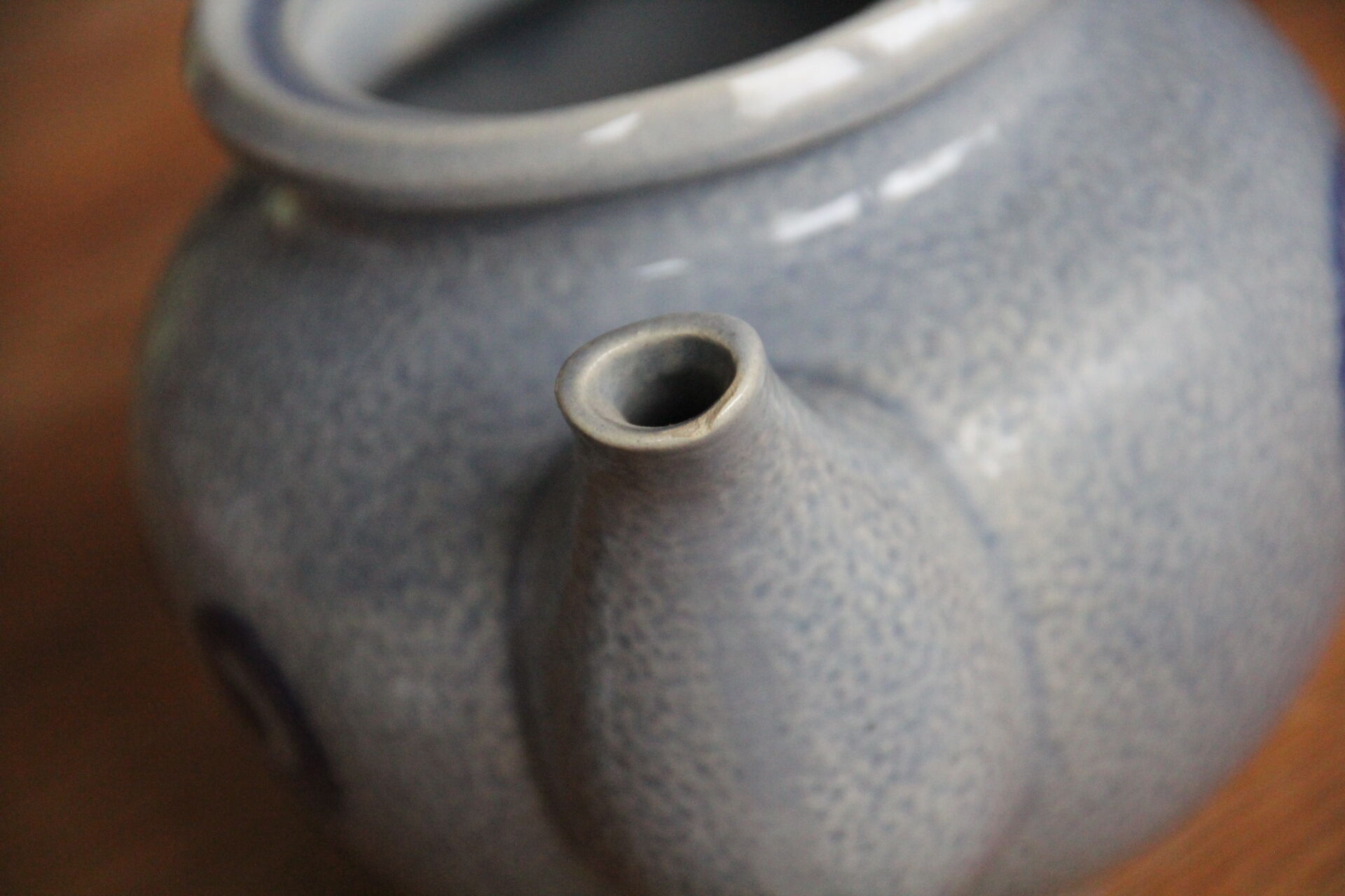 Rustic ceramic teapot glazed 1.4 L