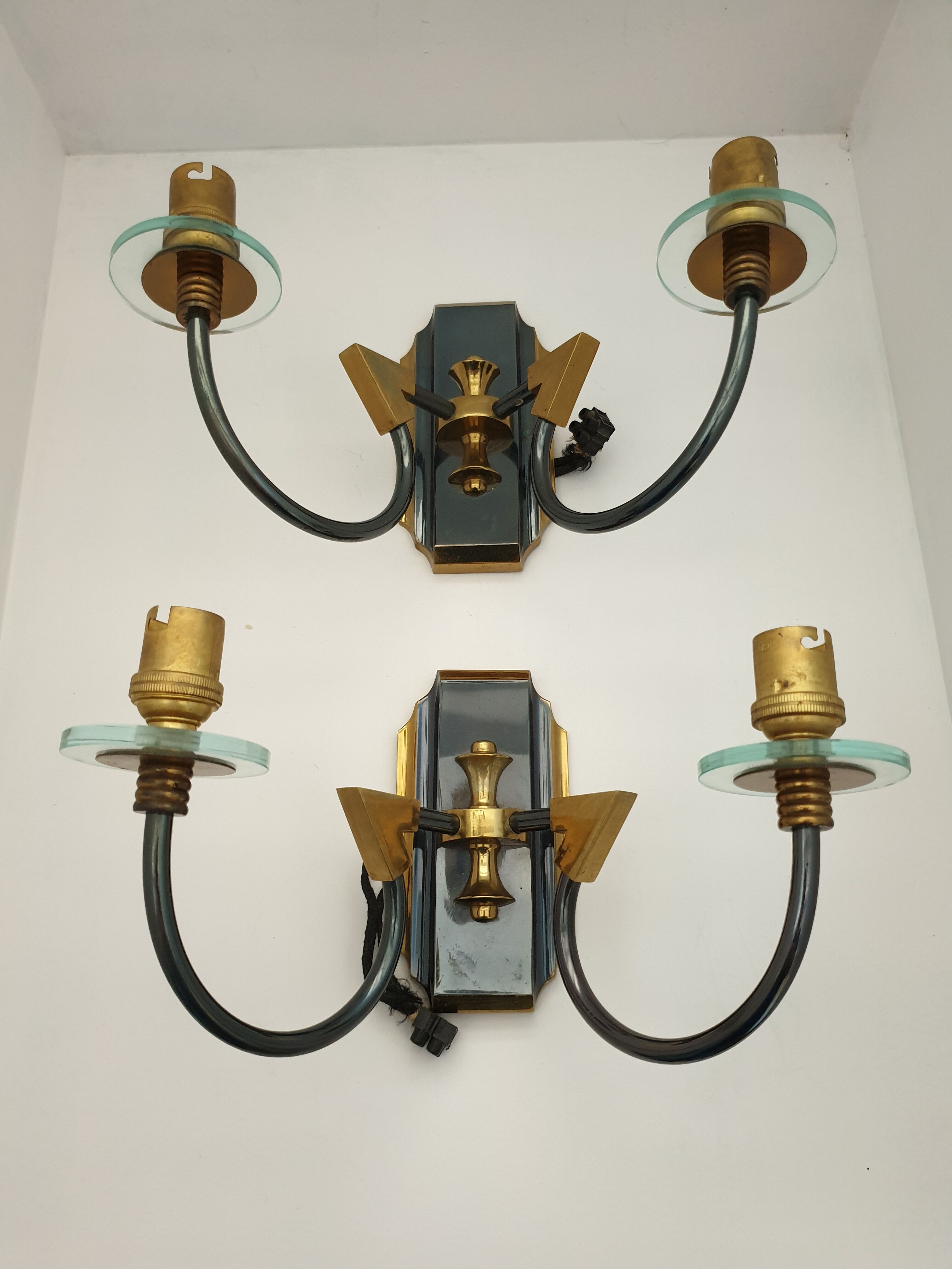 Pair of 40's wall light