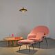 Womb Chair 1st edition by Eero Saarinen, Knoll circa 1948.