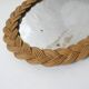 woven rattan mirror