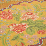 Handmade vintage moldovian yellow kilim 192 cm x 310 cm - 23379