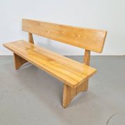 Banc vintage en frêne et en orme, Danemark, années 1960