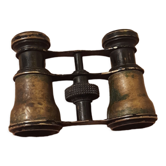 Theatre binoculars, Opera glasses, brass, vintage