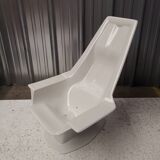 Sun lounger armchair, Les Plastiques de Bourgogne, 1970