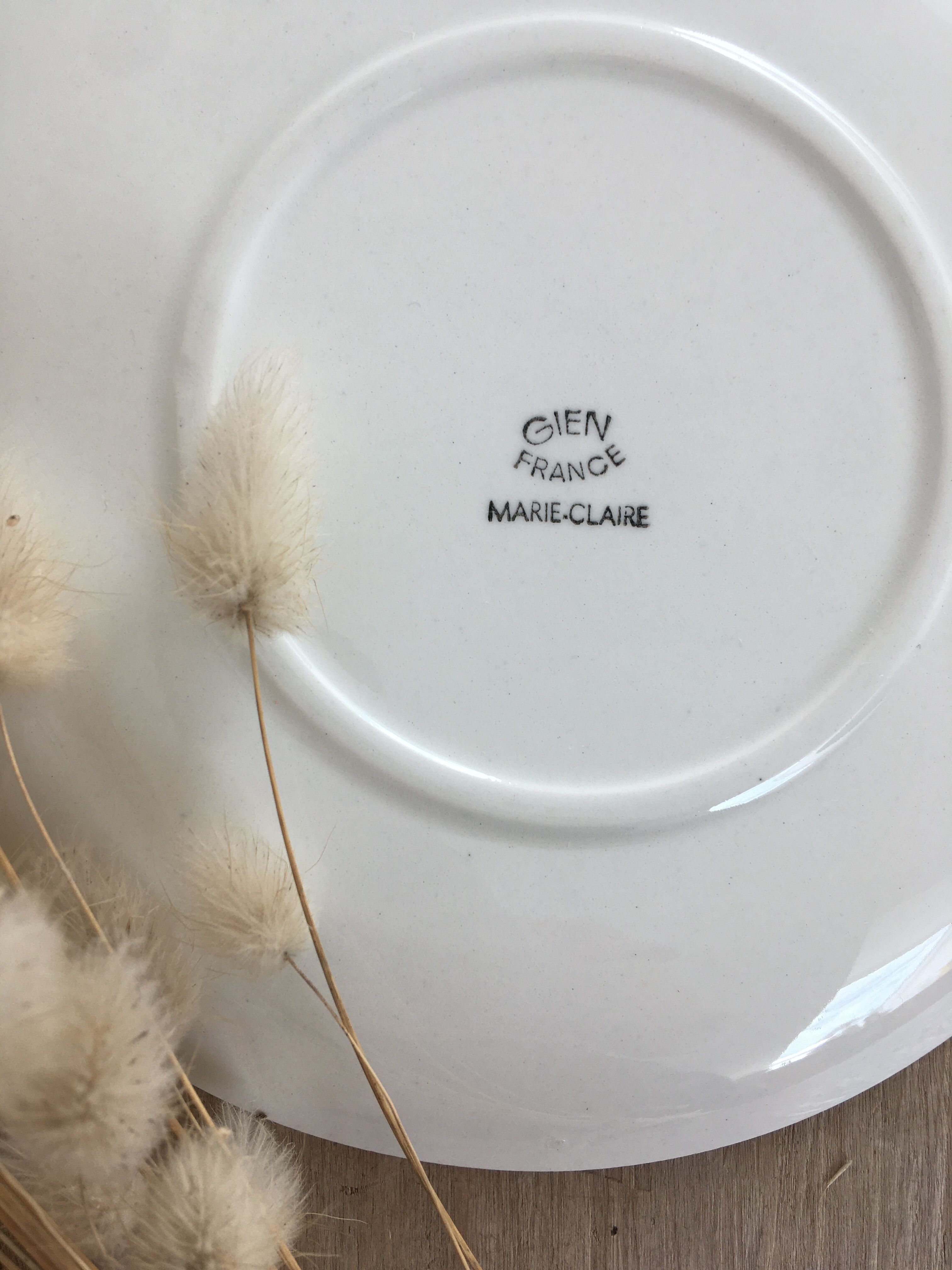 Dessert plates Gien "Marie-Claire"