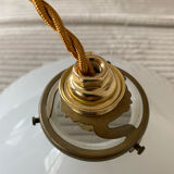 Suspension en opaline blanche