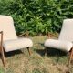 Pair of modern VK armchairs by J.Graz in caviuna, 1950s