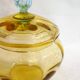 Antique two-tone blown glass bonbonnière
