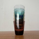 Coloured Shot Glasses German Mid-Century, 1960s, Set of 6