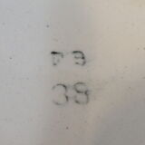 8 flat plates badonviller rose red