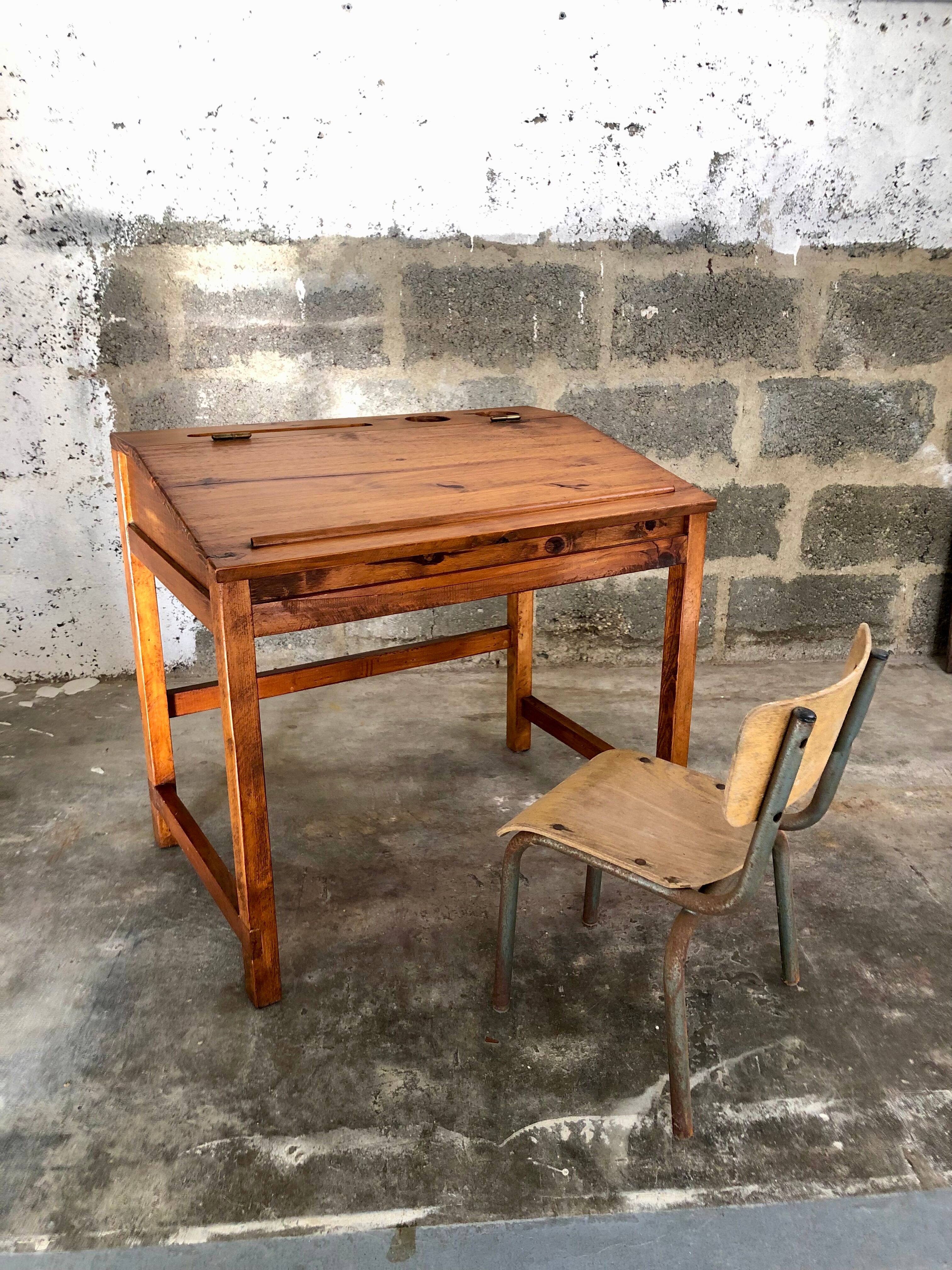 Children's desk with box