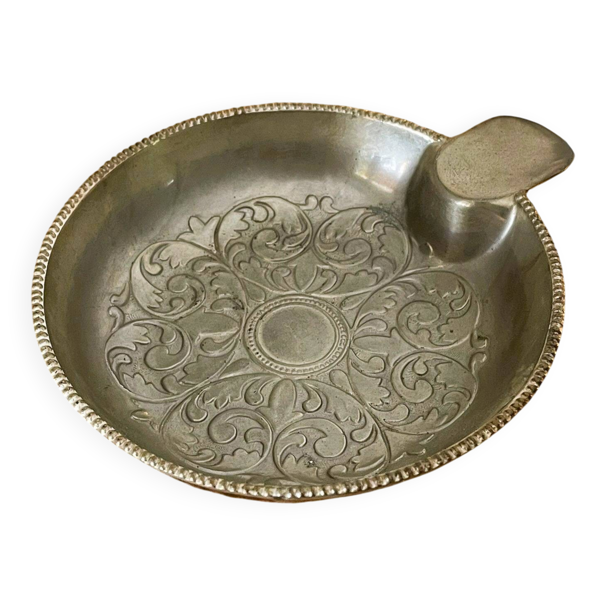 Pewter tray / ashtray