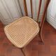 Curved wood bistro chair