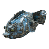 Poisson céramique émaillée 1970