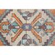 Vintage Turkish Oushak Handmade Wool Cotton Orange Runner Rug 116x250