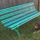 Old garden bench