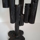 Brutalist chandelier from the 70s