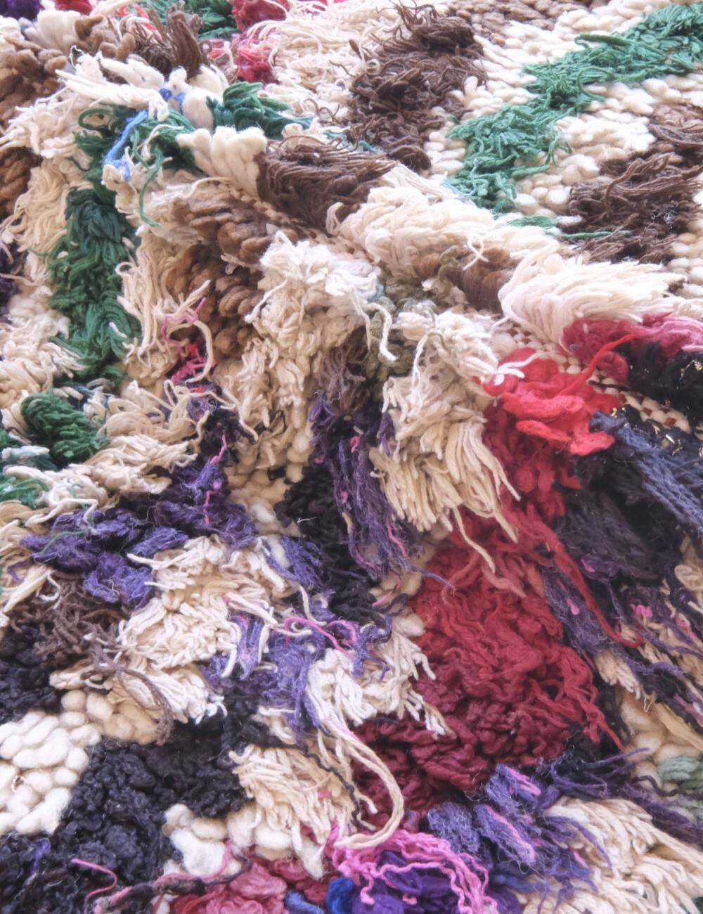 Azilal Vintage Colorful Rug - 168 x 91 cm