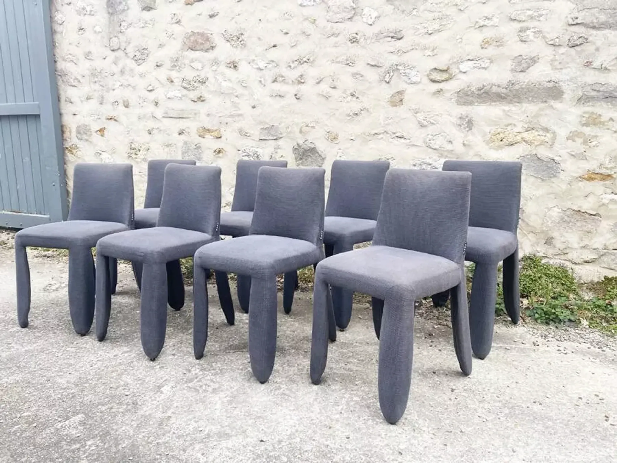Set of 4 Monster design chairs – Marcel Wanders for Moooi