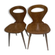 Pair of bistrot chairs Baumann Ant, 1960