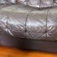 Modular leather sofa