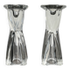 Vintage glass candlestick holders – Scandinavian design