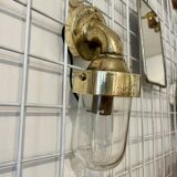 Brass marine wall light
