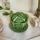 Mustard pot in cabbage slip