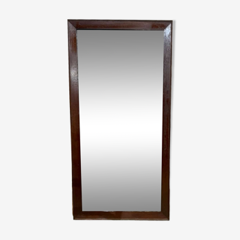 Miroir XIXème encadrement en bois, dans son jus - 1m79x87cm
