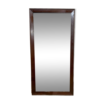 19th century mirror with wooden frame, in its original state - 1m79x87cm