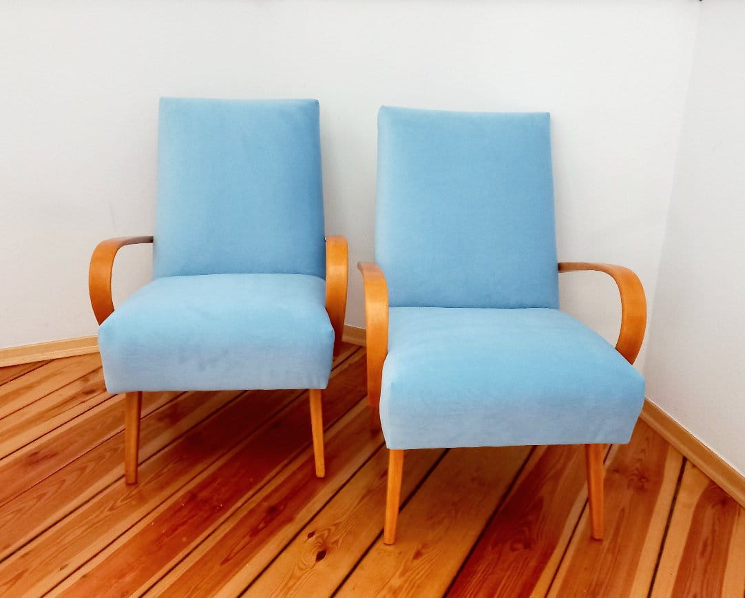 Armchairs by Jaroslav Šmidek for TON, Czechoslovakia, 1960s, Set of 2