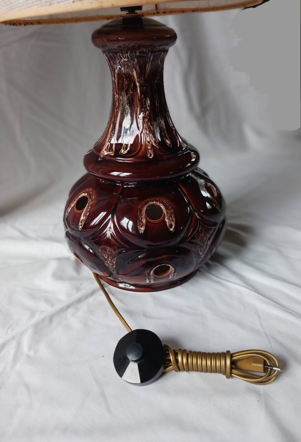 New 70s ceramic floor lamp