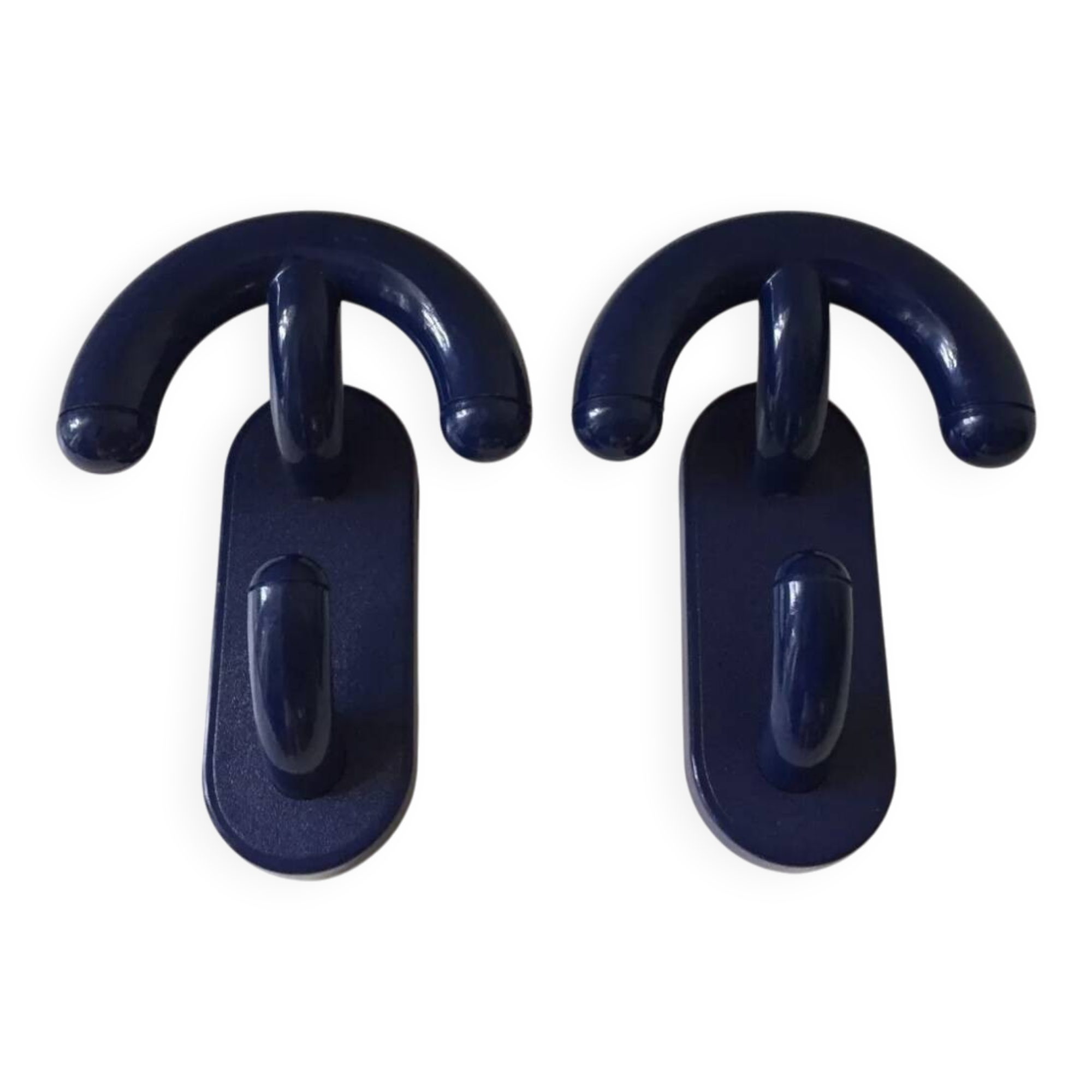 Arco coat rack blue vintage design Italy Luigi Caramella