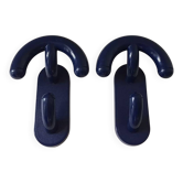 Arco coat rack blue vintage design Italy Luigi Caramella