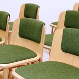 Suite of 7 Split stools, Ton