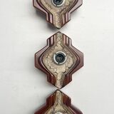 Set of 3 ceramic wall lamps by PAN Keramik, 1960s