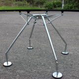 1970s Norman Foster Nomos glass table for Tecno Italy