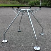 1970s Norman Foster Nomos glass table for Tecno Italy