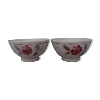 Set of 2 vintage Digoin style bowls