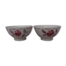 Set of 2 vintage Digoin style bowls